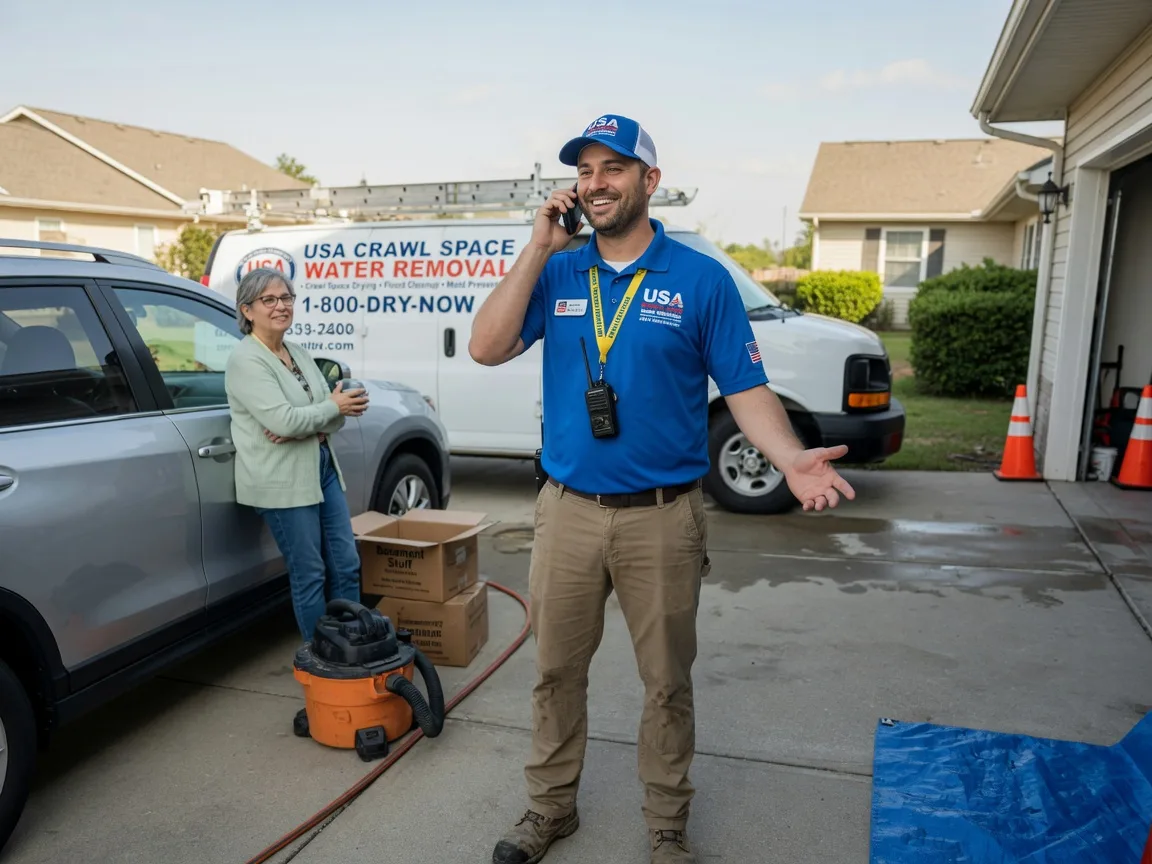 Crawl Space Water Removal Alex, OK FAQs